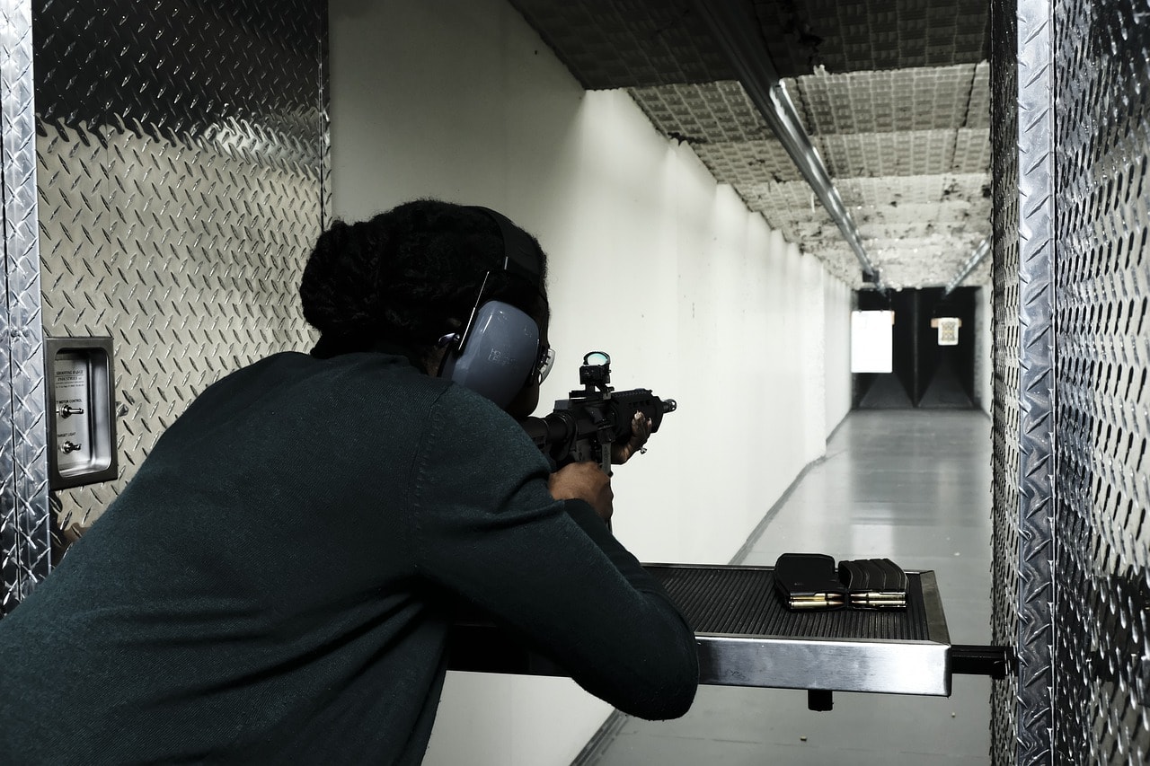 Shooting Range Aiming at Shooting Range