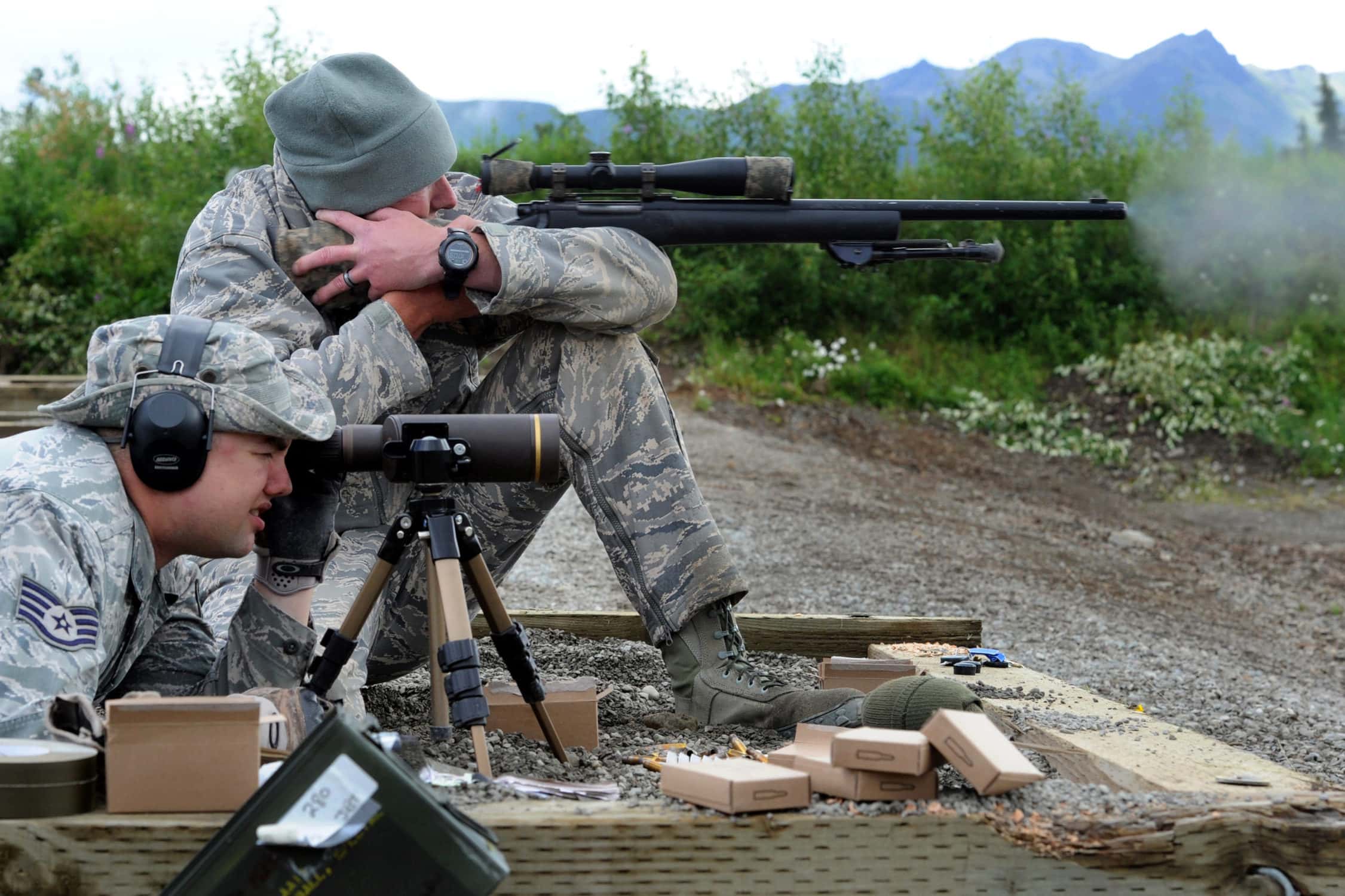 Spotting Scope Use Sniper with Spotter